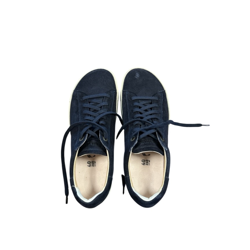 Birkenstock Men’s Size 7 Navy Low Suede Leather Tennis Shoes